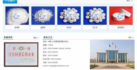 鄄城康*化工做网站展示型案例作品